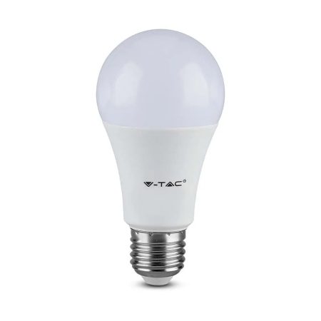 V-TAC 9W E27 A60 meleg fehér LED lámpa izzó - 7260