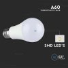 V-TAC 8.5W E27 A60 természetes fehér LED lámpa izzó, 95 Lm/W - 217261