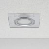 Phenomlight beépíthető GU10 LED spot lámpa keret, négyzet tükrös üveg fix lámpatest