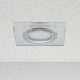 Phenomlight beépíthető GU10 LED spot lámpa keret, négyzet tükrös üveg fix lámpatest