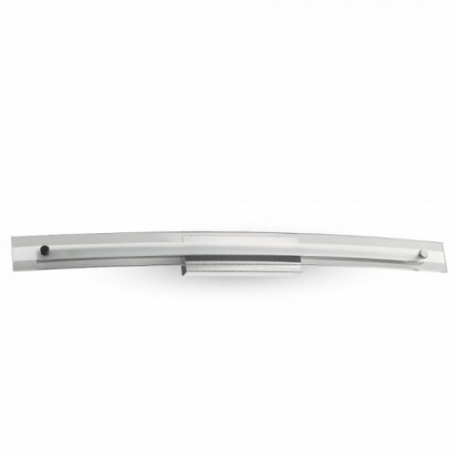 V-TAC fali króm és üveg 12W LED lámpa - természetes fehér - 3896