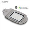 V-TAC utcai LED lámpa, közvilágítási lámpatest fényérzékelővel, 30W / természetes fehér - 5489