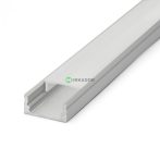   Alumínium profil szett LED szalaghoz fehér fedlappal 2m - 3370