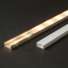Alumínium profil szett LED szalaghoz fehér fedlappal 2m - 3370