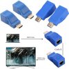 HDMI - LAN hosszabbító CAT5e/CAT6 RJ45 ethernet, átalakító adó-vevő adapter