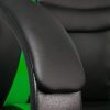 Gamer szék karfával - zöld