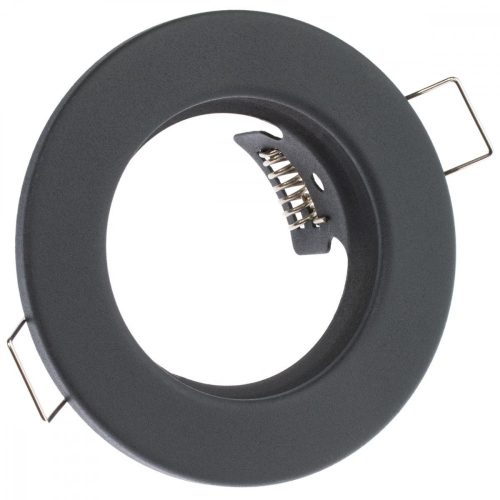 MLED beépíthető GU10 LED spot lámpa keret, fekete/fix lámpatest