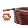 Hangszóró, hangfal kábel 2 x 1mm, 20 méteres kiszerelés