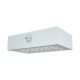 V-TAC 3W napelemes szögletes fali lámpa, természetes fehér, mozgásérzékelővel, fehér házzal - 10306