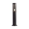 V-TAC antracit kültéri, kerti állólámpa 45 cm, E27 foglalalattal IP44, füstözött búrával - 10471