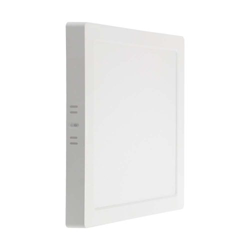 V-TAC felületre szerelhető műanyag szögletes 12W LED panel, meleg fehér - 10495