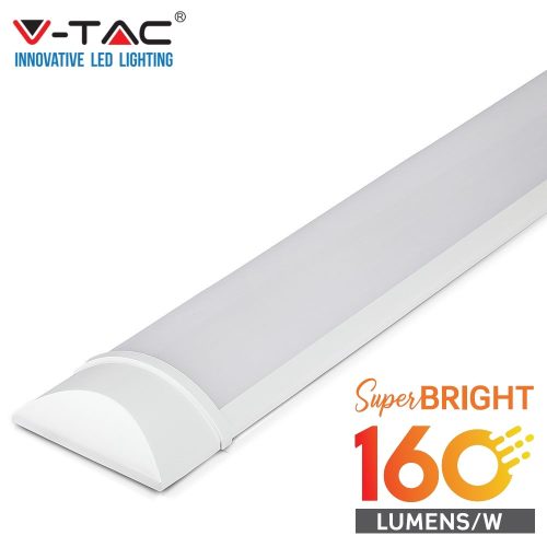 V-TAC Slim 30W LED lámpa 120cm 160lm/W - hideg fehér - 6492