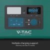 V-TAC hordozható töltőállomás, napelemmel is tölthető akkumulátor,  max. 1200W - 11627