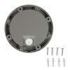 V-TAC szürke kerek házas LED lépcsővilágítás 2W - IP65 - meleg fehér - 211319