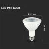 V-TAC PRO 12.8W E27 PAR38 természetes fehér LED lámpa izzó - SAMSUNG chip - 21151