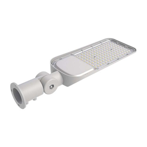 V-TAC PRO utcai LED lámpa, közvilágítási lámpatest 100W, állítható szöggel, 110 Lm/W - Samsung chip, Természetes fehér - 20426
