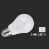 V-TAC PRO 10.5W E27 természetes fehér A60 LED lámpa izzó - SAMSUNG chip - 21178