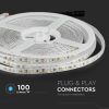 V-TAC kültéri SMD LED szalag, 3528, természetes fehér, 120 LED/m, 100LM/W - 212044