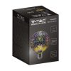V-TAC 4W E27 G125 3D hatású LED lámpa izzó - 212706