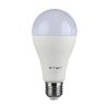 V-TAC A65 LED lámpa izzó 15W E27, Természetes fehér - 3 db/csomag - 212820