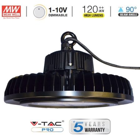 V-TAC PRO dimmelhető LED csarnokvilágító lámpa 100W, 4000K - 5587