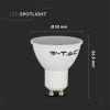 V-TAC LED lámpa izzó 4.5W GU10, hideg fehér - 3 db/csomag - 217271