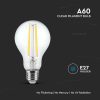 V-TAC filament 12W A60 LED izzó - Hideg fehér - 217460