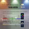 V-TAC Smart Light C37 4.8W E27 RGB+CCT WiFi okos gyertya LED izzó - 212754