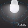 V-TAC 9.5W E27 meleg fehér LED lámpa izzó 150 lm/W - 2809