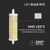 V-TAC R7S 16W 118 mm kerámia LED izzó - természetes fehér - SKU 212835