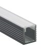 V-TAC falon kívüli alumínium profil LED 6mm széles LED szalagokhoz, fehér fedlappal 2m - 2903