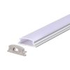 V-TAC hajlítható alumínium profil szett LED szalaghoz fehér fedlappal 2m - 2909