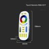 V-TAC 4 zónás távirányító RGB/RGB+W/RGB+CCT LED szalagokhoz - 2922