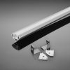 V-TAC sarok fehér színű alumínium profil szett LED szalaghoz fehér fedlappal 2m - 3364