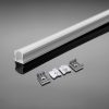 V-TAC falon kívüli fehér színű alumínium profil szett LED szalaghoz fehér fedlappal 2m - 3366