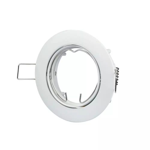 V-TAC billenthető beépíthető fehér spot lámpa keret, lámpatest - 3587