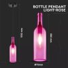 V-TAC mennyezeti üveg palack csillár - rózsaszín - 3774