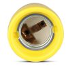 V-TAC porcelán E27 foglalat - sárga - 3801