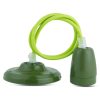 V-TAC minimál stílusú, porcelán függőlámpa E27 foglalattal - zöld - 3805