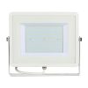 V-TAC PRO 100W SMD LED reflektor, Samsung chipes fényvető - fehér házzal, hideg fehér fénnyel - 21417