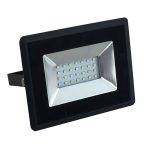   V-TAC 20W SMD LED reflektor, fényvető hideg fehér - fekete ház - 5948