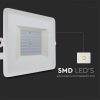 V-TAC 100W SMD LED reflektor, fényvető hideg fehér - fehér ház - 215969