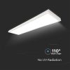 V-TAC mennyezeti és süllyeszthető LED panel, 40W, hideg fehér, 120 x 30 cm , 110 Lm/W - 216626