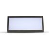 V-TAC fekete Landscape kültéri fali LED lámpa 12W - Természetes fehér, 100 Lm/W - 6808