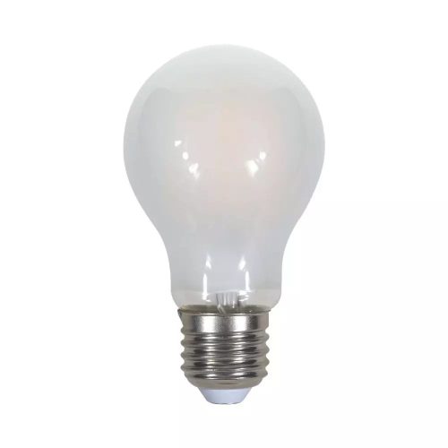 V-TAC Frost üveg filament LED izzó 5W E27 - meleg fehér - 7178