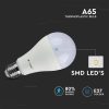 V-TAC LED A65 izzó, 15W - hideg fehér, 2 db/bliszter - 7302