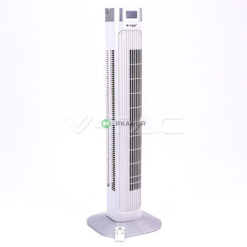 V-TAC torony ventilátor 91 cm, távirányítós digitális oszlopventilátor - 7900