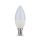 V-TAC CRI>95 5.5W E14 gyertya LED izzó - Meleg fehér - 7494