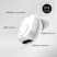 V-TAC Smart Buds univerzális bluetooth fülhallgató, fehér - 7705