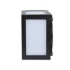 V-TAC kültéri 12W fali dekor LED lámpatest - fekete, természetes fehér - 8341